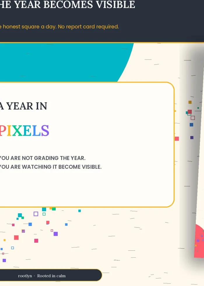 A Year in Pixels