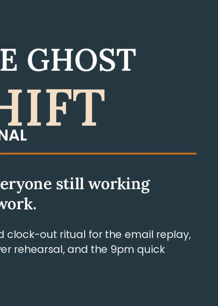 The Ghost Shift Journal