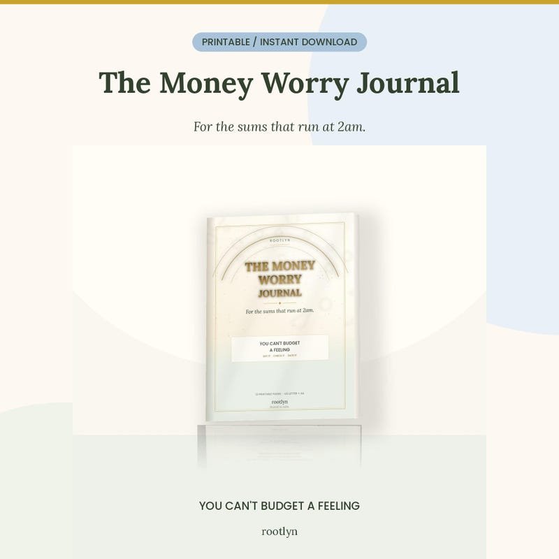 The Money Worry Journal product cover