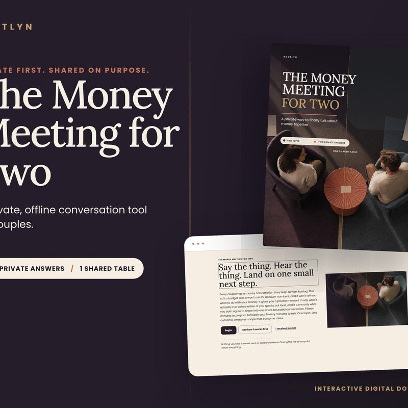 The Money Meeting for Two product cover